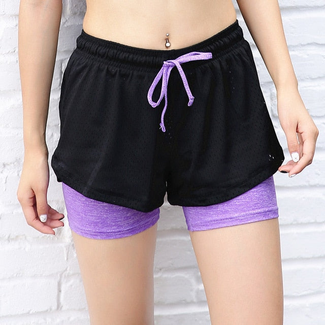 Womens Running Shorts Running Tights Short Women's Gym Cool Woman Sports Short Fitness Ladies Running Shorts Sportswear - unitedstatesgoods