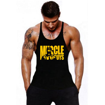 Muscleguys Cotton Gyms Tank Tops Men Sleeveless Tanktops - unitedstatesgoods