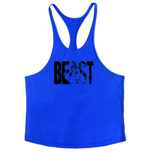 Muscleguys Cotton Gyms Tank Tops Men Sleeveless Tanktops - unitedstatesgoods