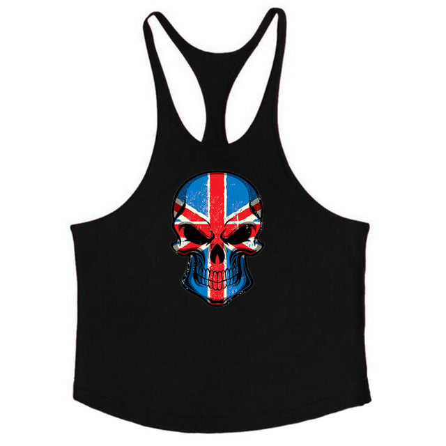 Muscleguys Cotton Gyms Tank Tops Men Sleeveless Tanktops - unitedstatesgoods