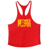 Muscleguys Cotton Gyms Tank Tops Men Sleeveless Tanktops - unitedstatesgoods