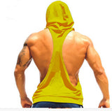 I SHAPED Vest for Men Underwear Summer Athletic Tank Tops Clothing Hooded Loose Tees Sleeveless - unitedstatesgoods