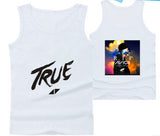 Mens Casual Tank Tops Summer Sleeveless T-shirt Vest Men Underwear Crew Neck Athletic Vest Sweden DJ Avicii Print Vests Tees Male Tops - unitedstatesgoods