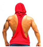 I SHAPED Vest for Men Underwear Summer Athletic Tank Tops Clothing Hooded Loose Tees Sleeveless - unitedstatesgoods