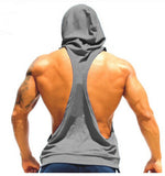 I SHAPED Vest for Men Underwear Summer Athletic Tank Tops Clothing Hooded Loose Tees Sleeveless - unitedstatesgoods