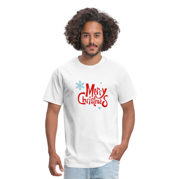 Merry Christmas Men's T-Shirt - white