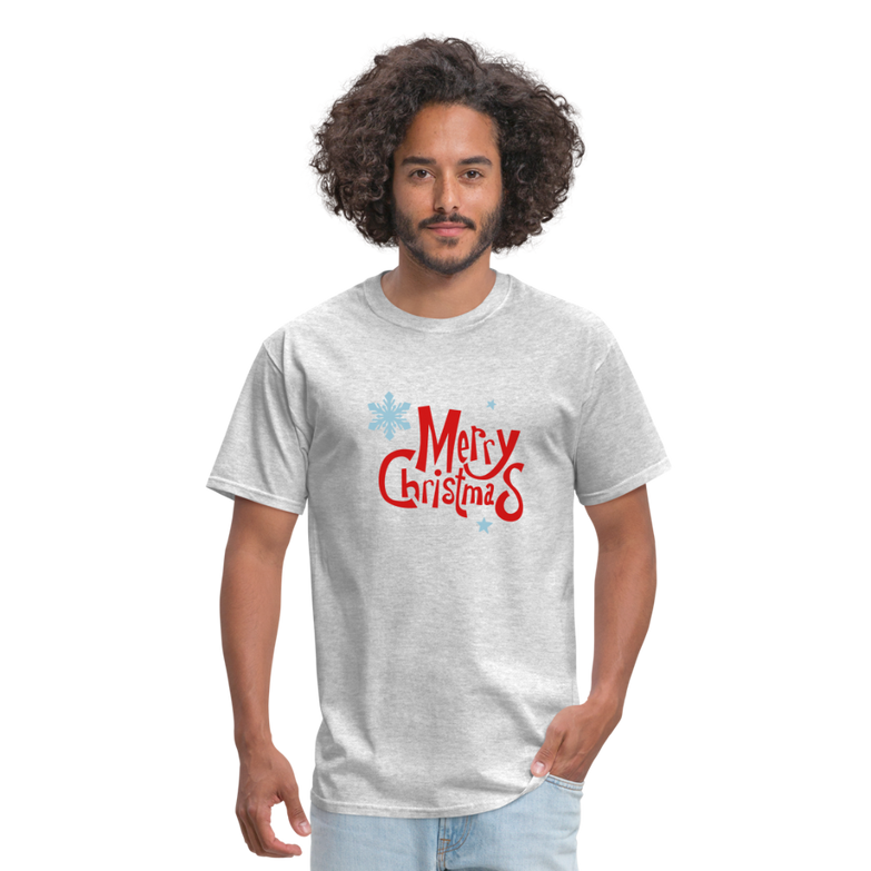 Merry Christmas Men's T-Shirt - heather gray