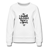 Women’s Premium Christmas Sweatshirt - white