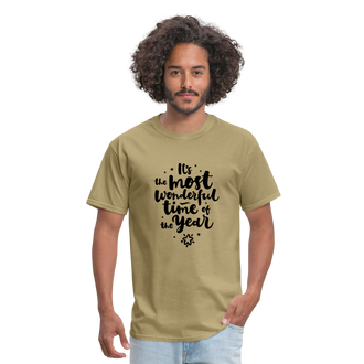 Wonderful time of the Year Men's T-Shirt - khaki