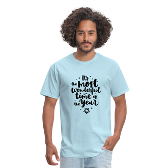 Wonderful time of the Year Men's T-Shirt - powder blue