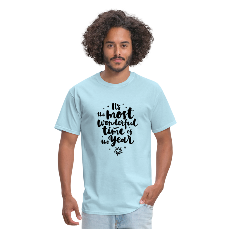 Wonderful time of the Year Men's T-Shirt - powder blue